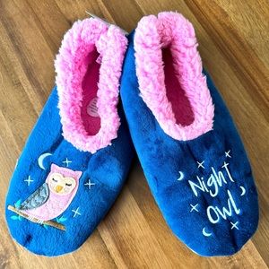 Snoozies Night Owl Slippers